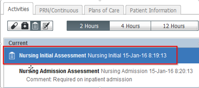 Nursing Initial Assessment